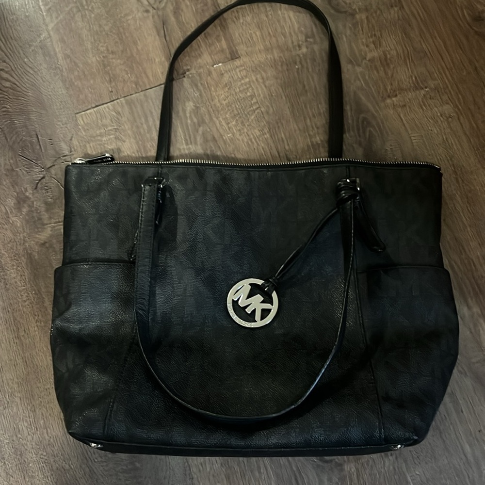 Michael Kors Black Logo Tote